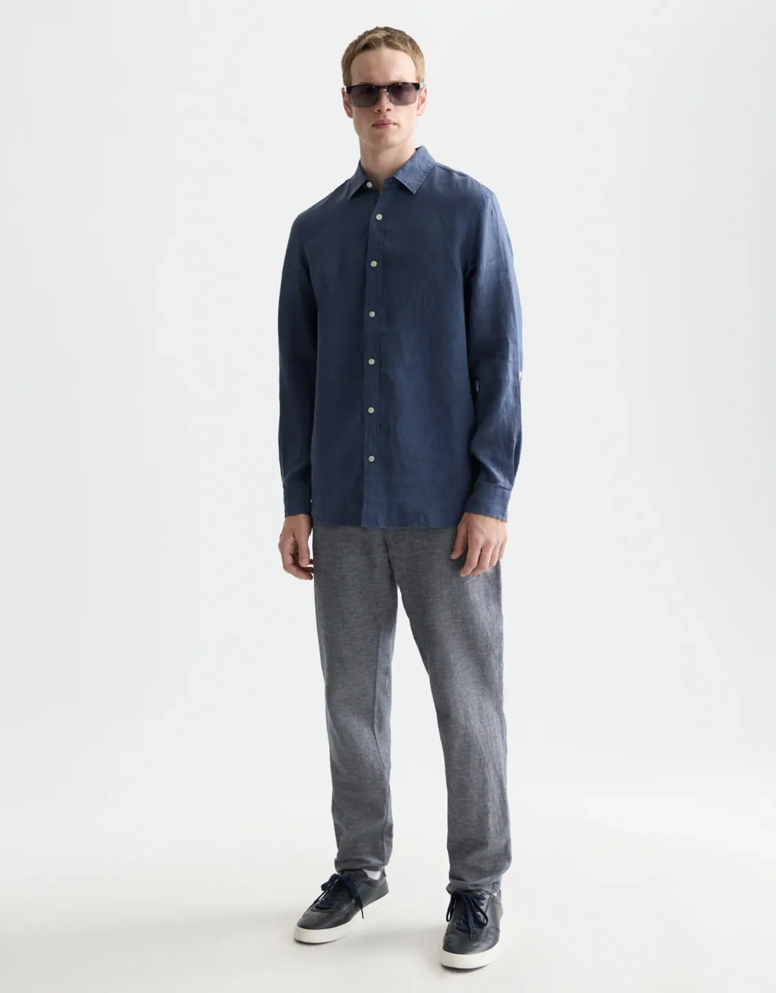 Scotch & Soda Chemise 182346 Bleu Océan