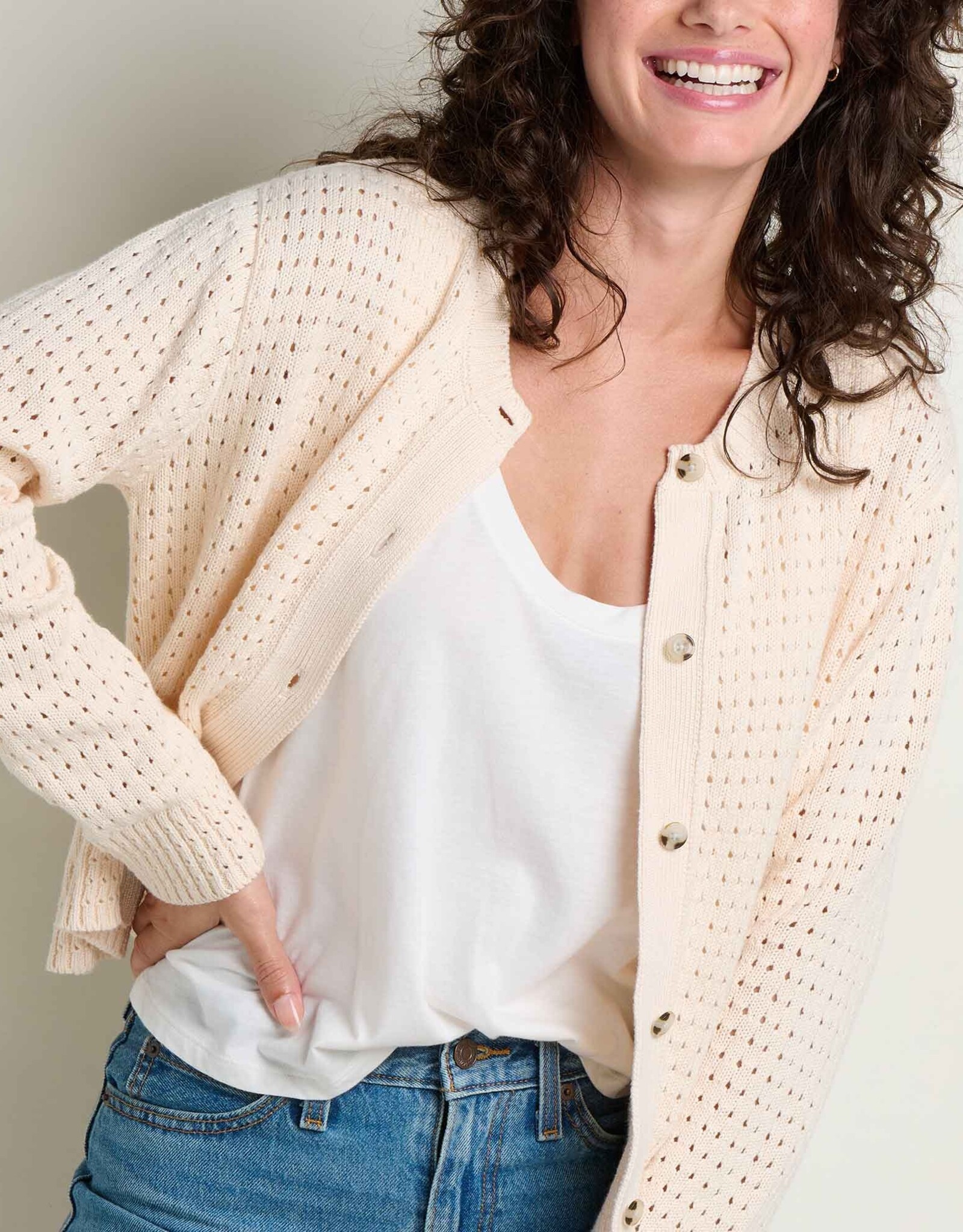 Toad & CO Bianca Pointelle Cardigan
