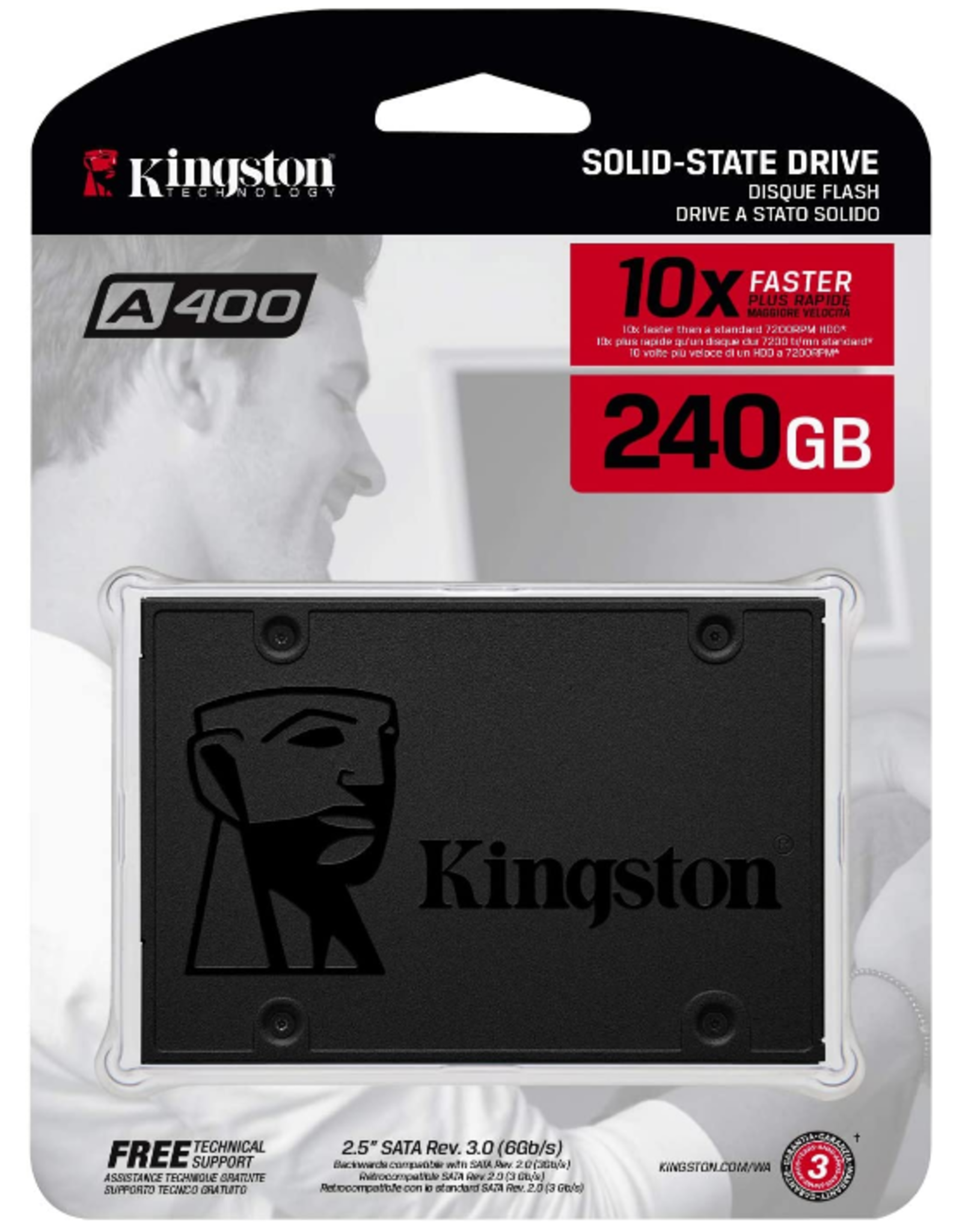 Kingston Kingston 240GB A400 Sata3 2.5 SSD