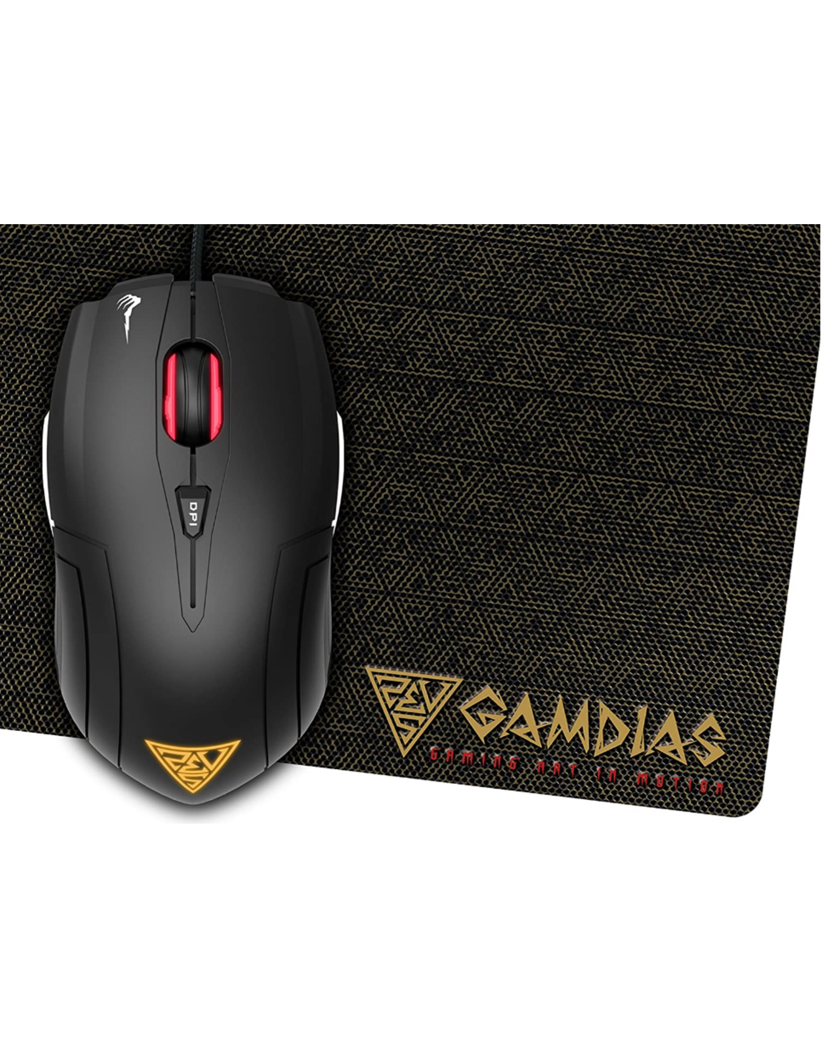 Gamdias Gamdias Demeter E1 3200DPI Gaming Mouse& Mouse Pad Combo