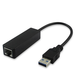 USB 3.0 to RJ45 LAN Gigabits Ethernet Adapter, Black