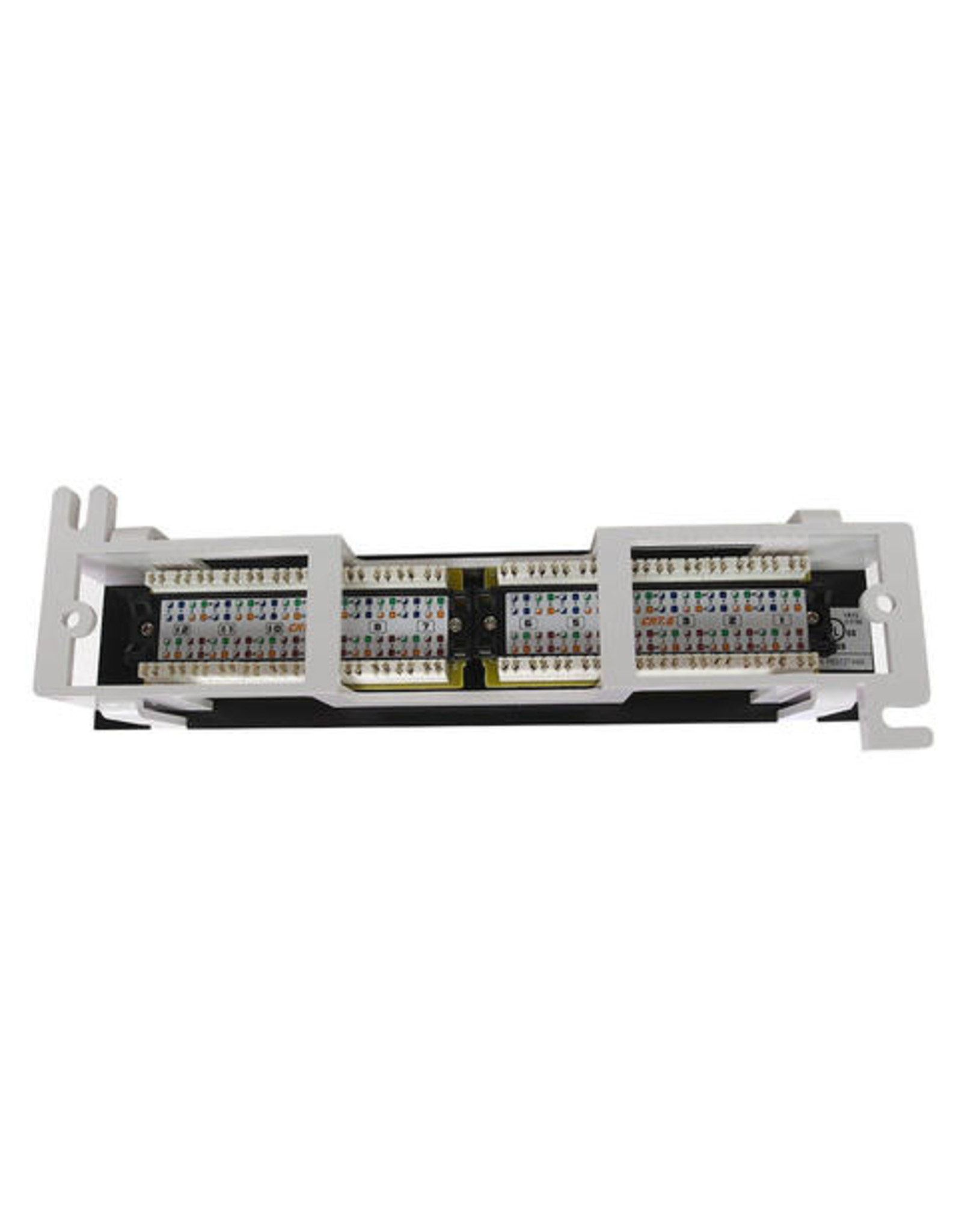 12 Port CAT6 Patch Panel, Self Mount Patch Panel 110 Punch Down