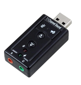 3D 7.1 USB 2.0 Channel Audio External Sound Card Adapter for PC Laptop