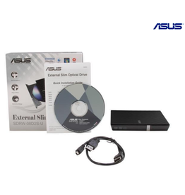 Asus ASUS USB 2.0 Black External Slim CD / DVD Re-writer MacOS Compatible Model SDRW-08D2S-U