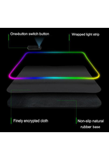 RGB Gaming Mouse Pad, 7 LED Colors, 300*800*4mm