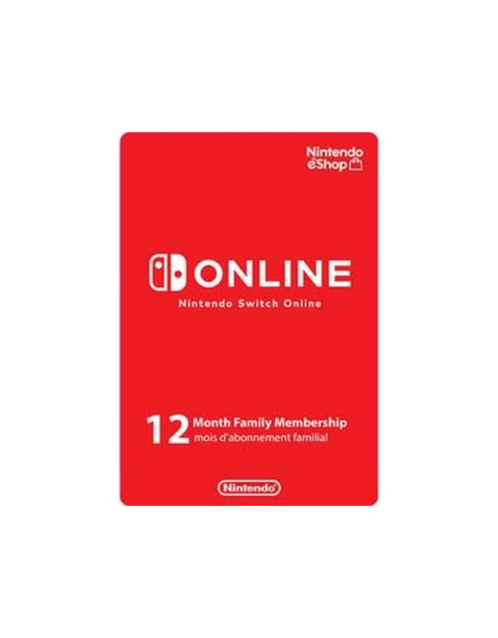 Nintendo Nintendo Switch - Family Membership Subscription Card - 12 Months