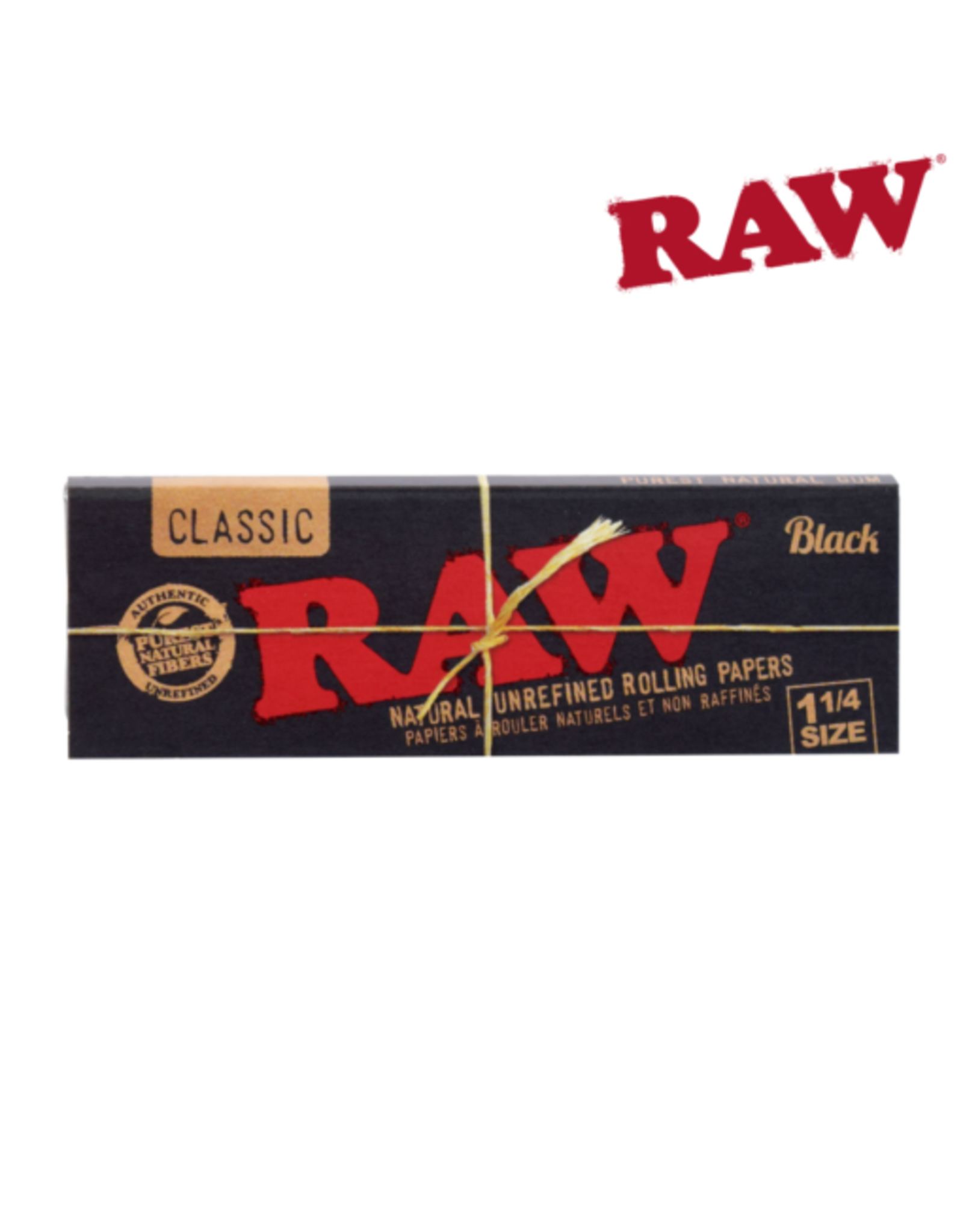 RAW Raw - Black - 1 1/4