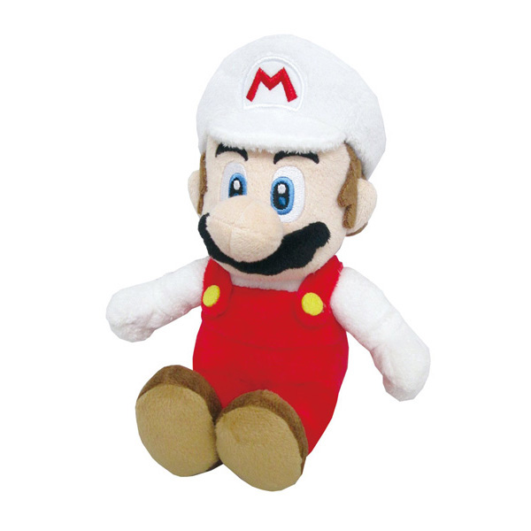 Little Buddy Super Mario Bros - Fire Mario - 10" Plush