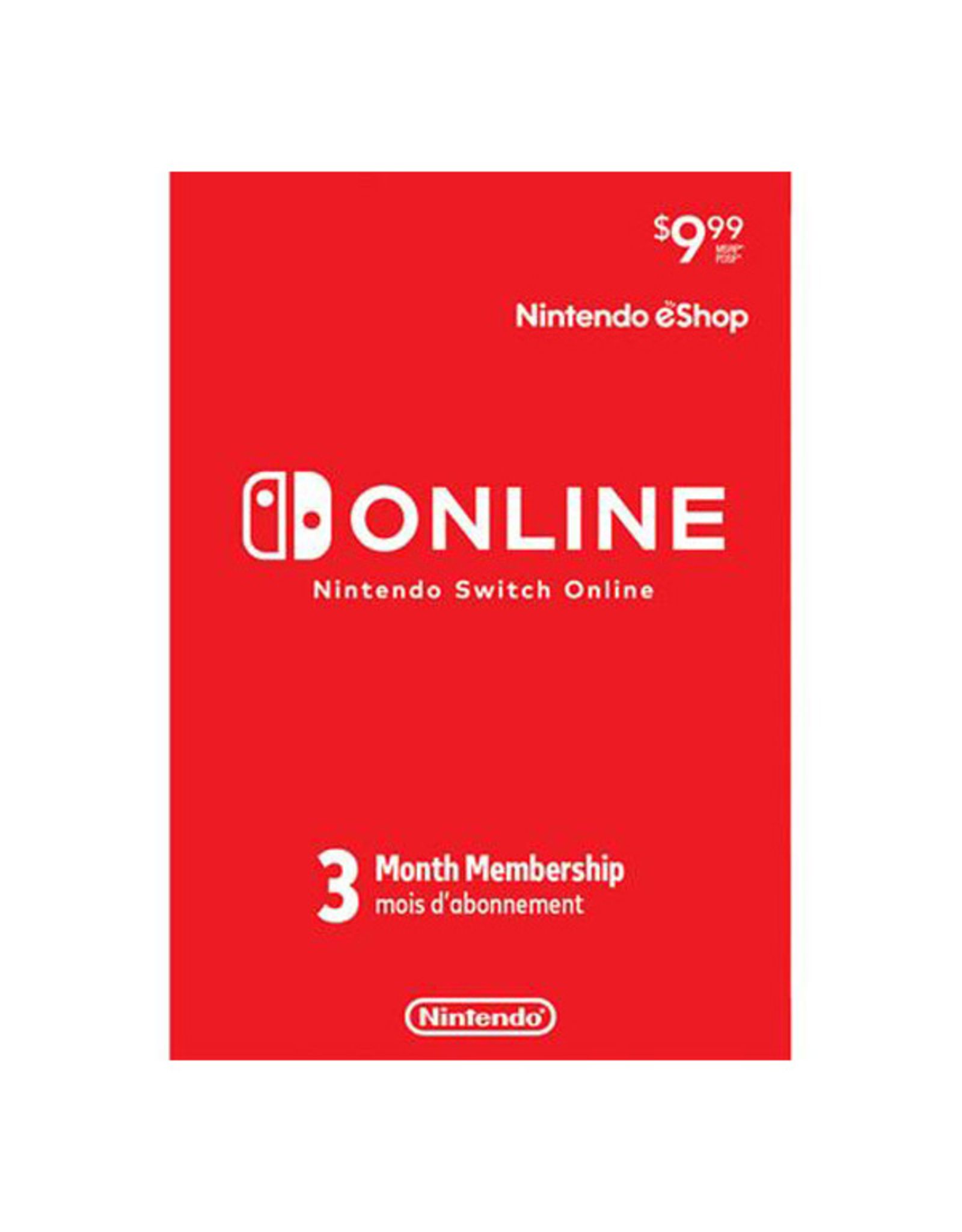 Nintendo **CLEARANCE** Nintendo Switch - Subscription Card - 3 Months