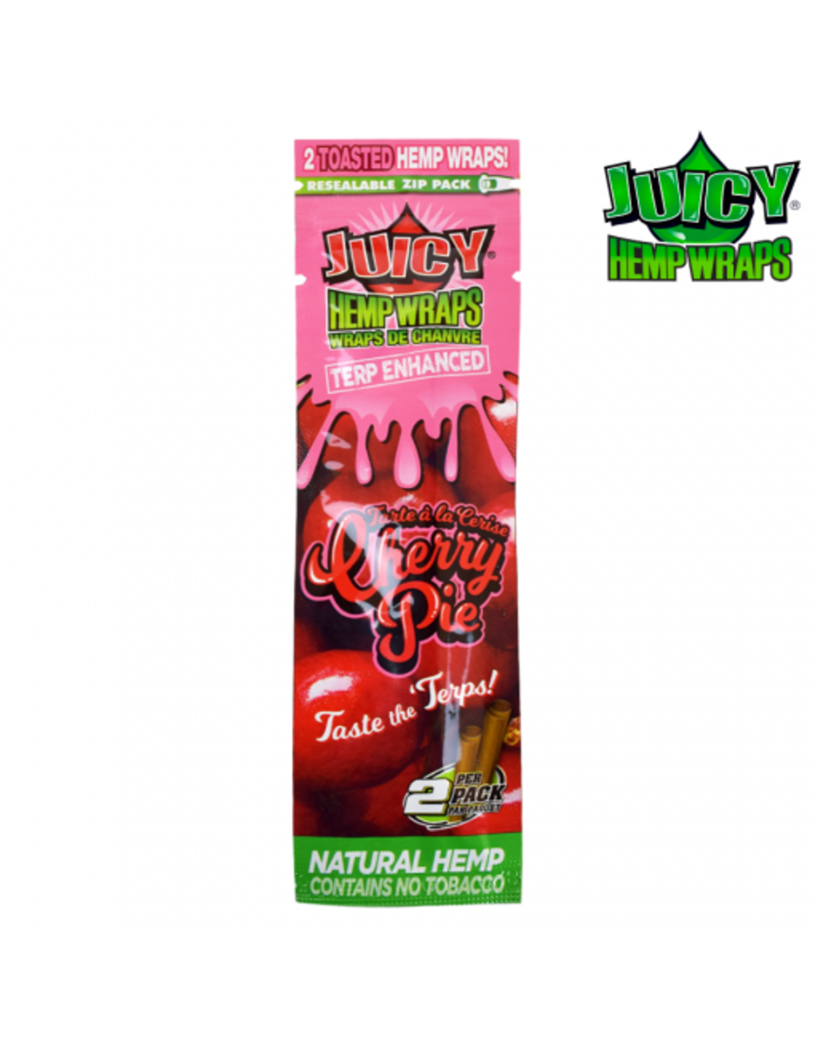 Juicy - Cherry Pie - Terp Enhanced Hemp Wraps