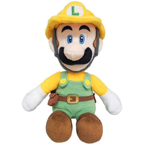 Little Buddy Super Mario Bros - Builder Luigi - 10" Plush