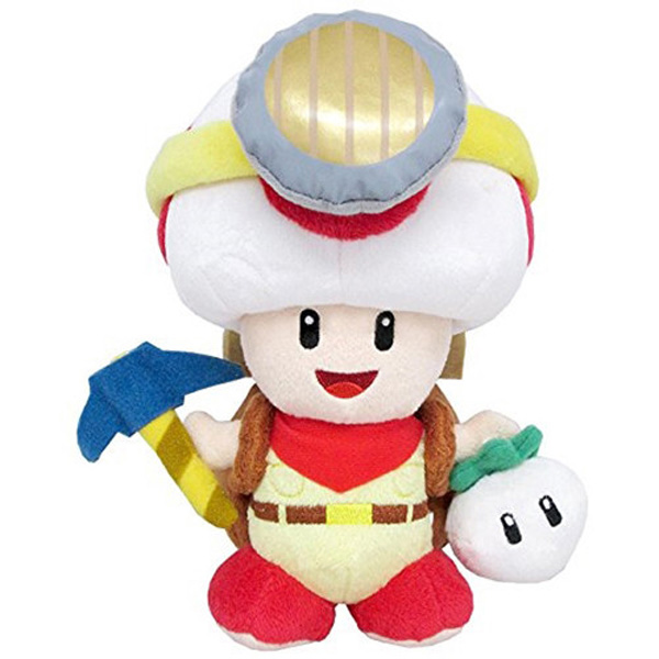 Little Buddy Super Mario Bros - Captain Toad - 7" Plush