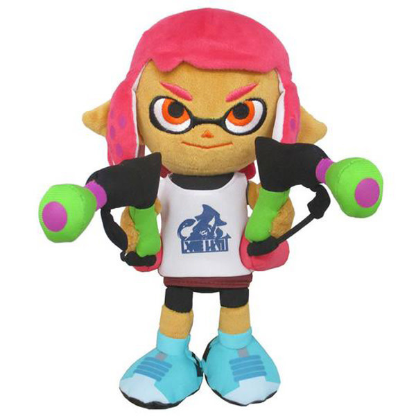 Little Buddy Splatoon - Neon Pink Inkling Girl 9.5" Plush