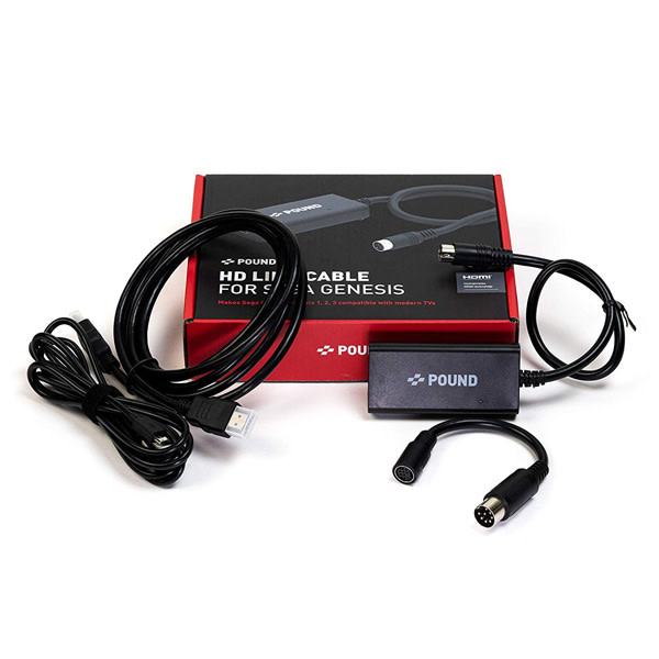 Pound Technology **CLEARANCE** Sega Genesis (Model 1/2/3) - HD Link Cable