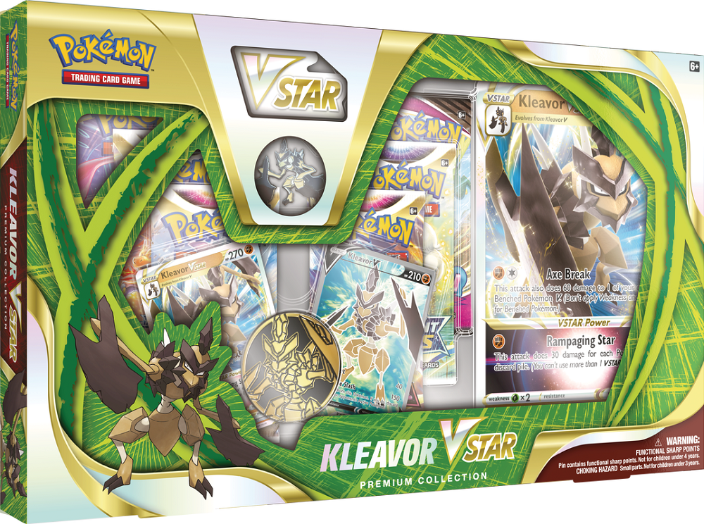 Pokemon Trading Card Game - Kleavor VStar Premium Collection