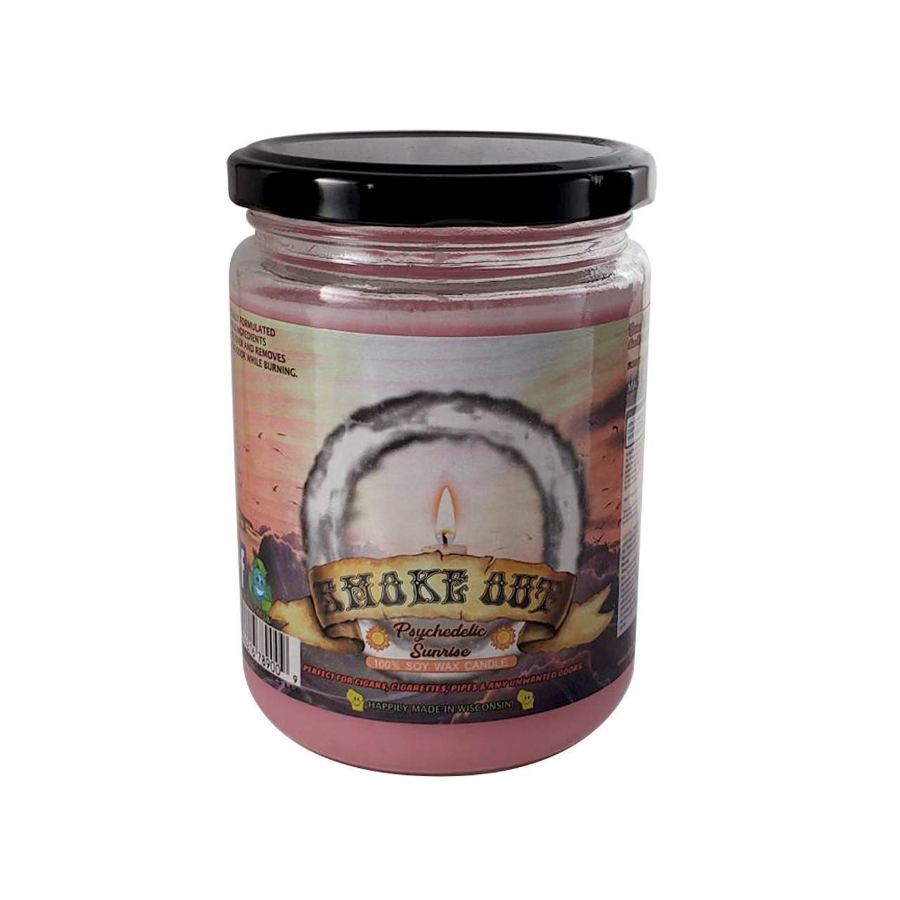 Smoke Odor Smoke Out Candles - Psychedelic Sunrise