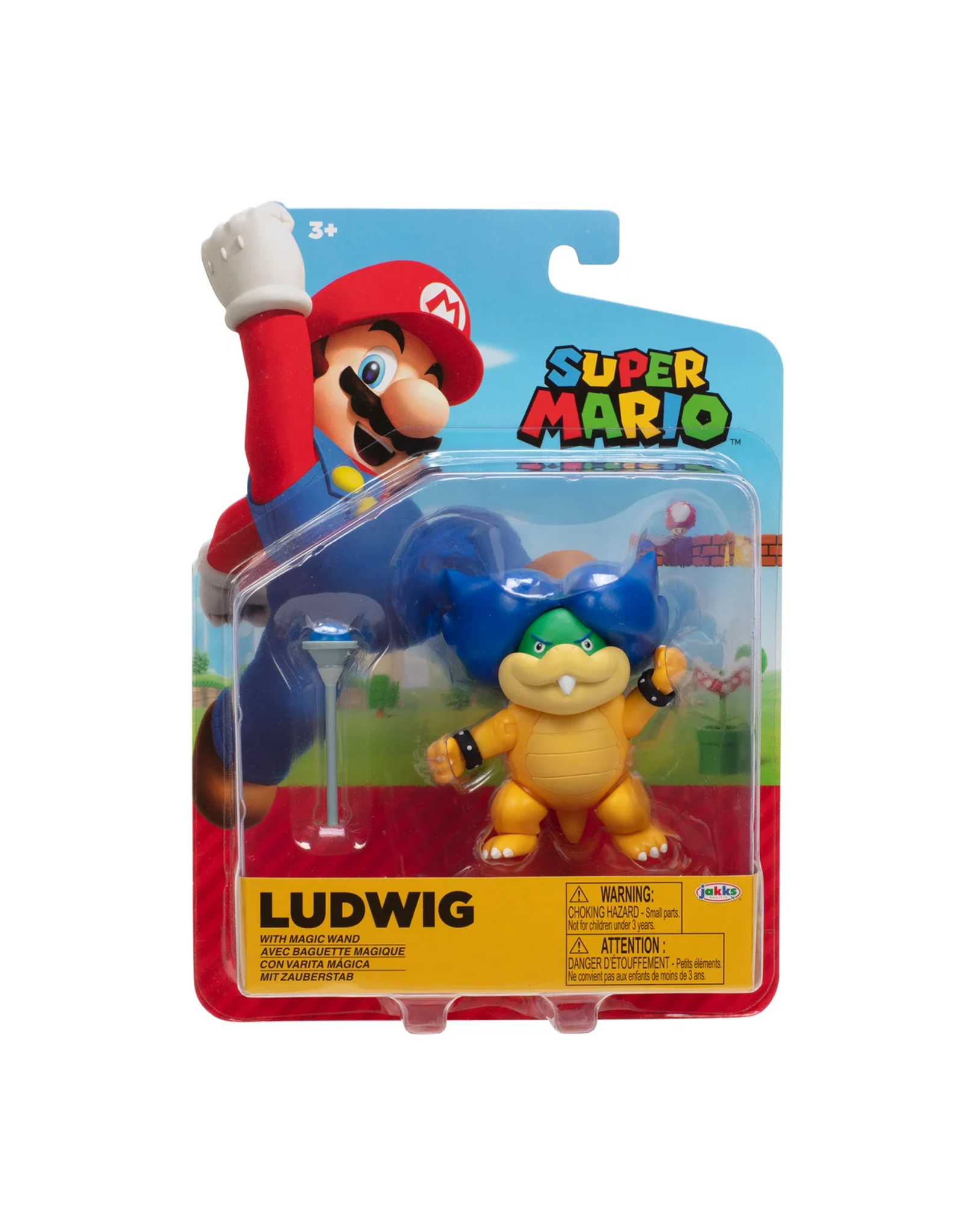 Jakks Jakks - Super Mario - Ludwig 4" Poseable Figure