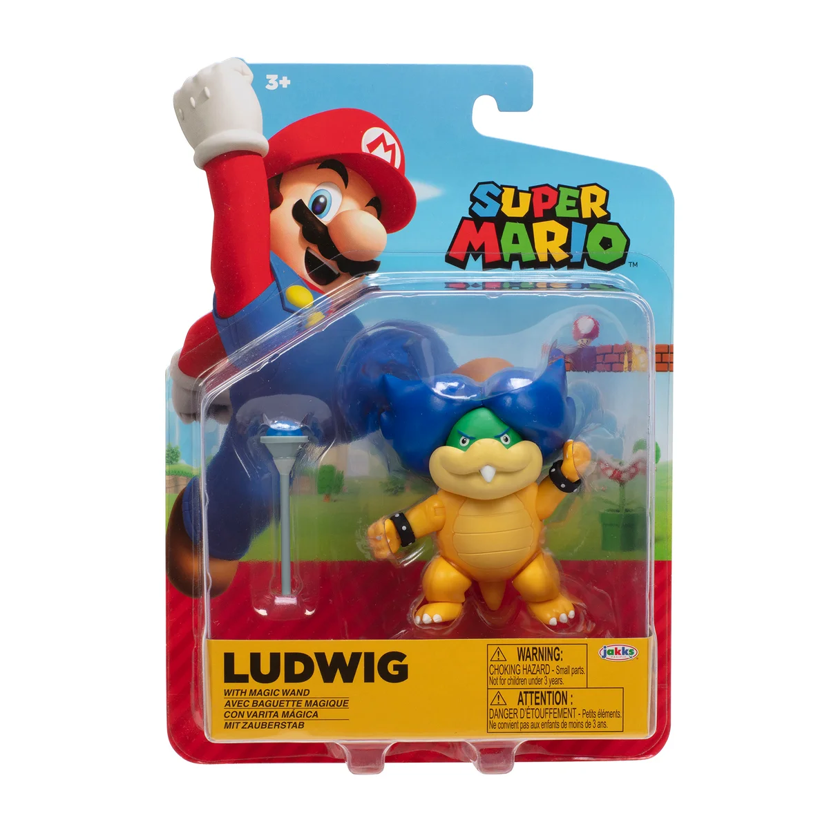 Jakks **CLEARANCE** Jakks - Super Mario - Ludwig 4" Poseable Figure