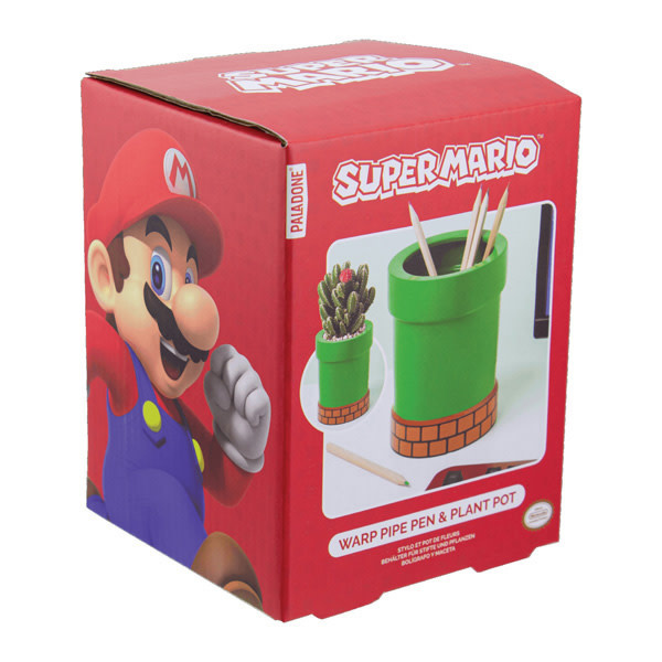 Paladone Super Mario Bros - Warp Pipe Plant Pot/Pencil Holder