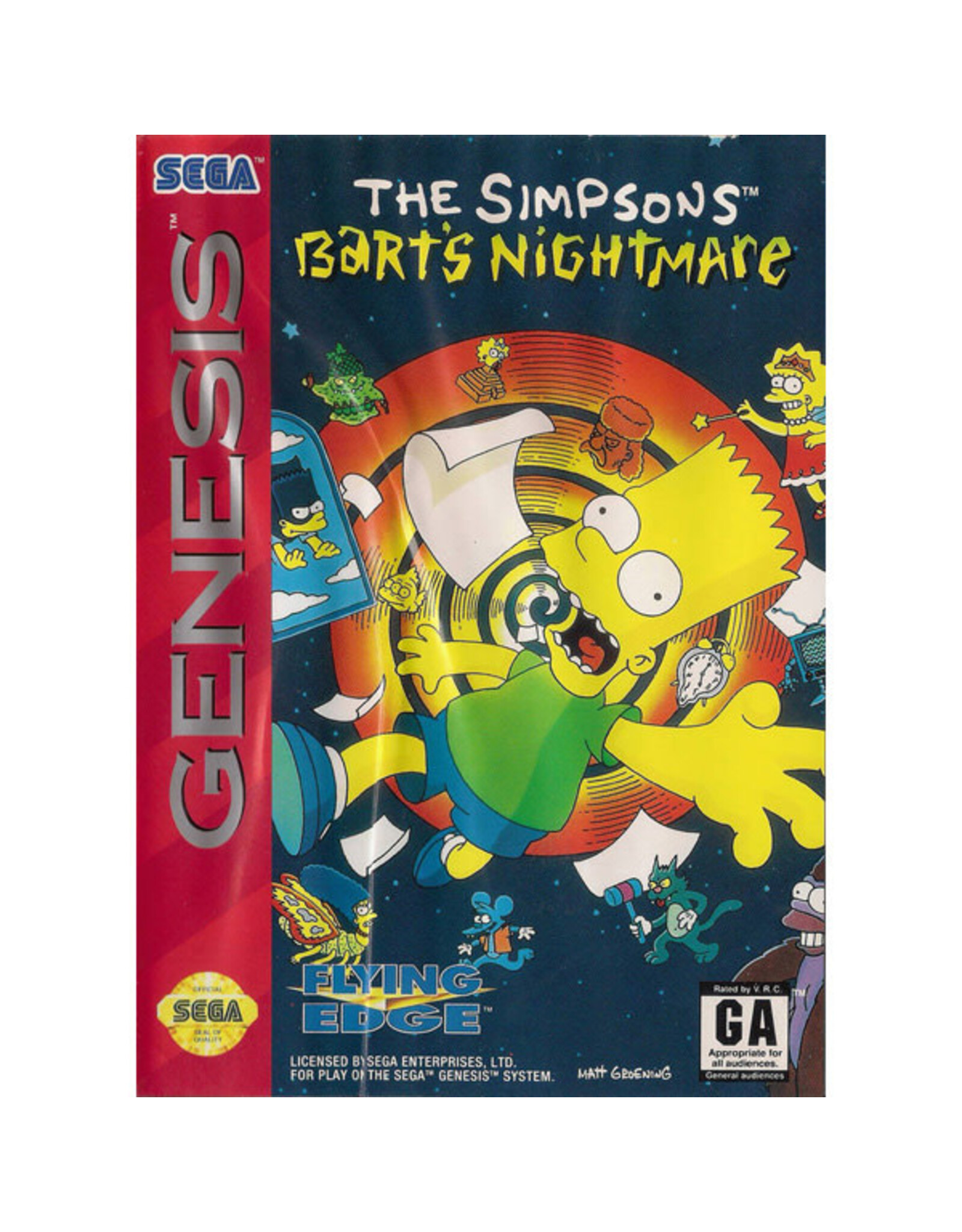 SEGA Genesis - The Simpson Bart’s Nightmare [CIB]