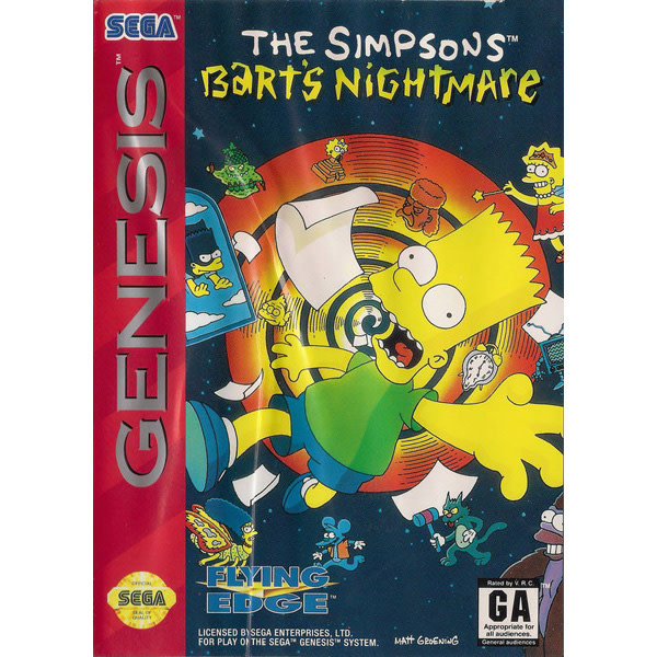 SEGA Genesis - The Simpson Bart’s Nightmare [CIB]