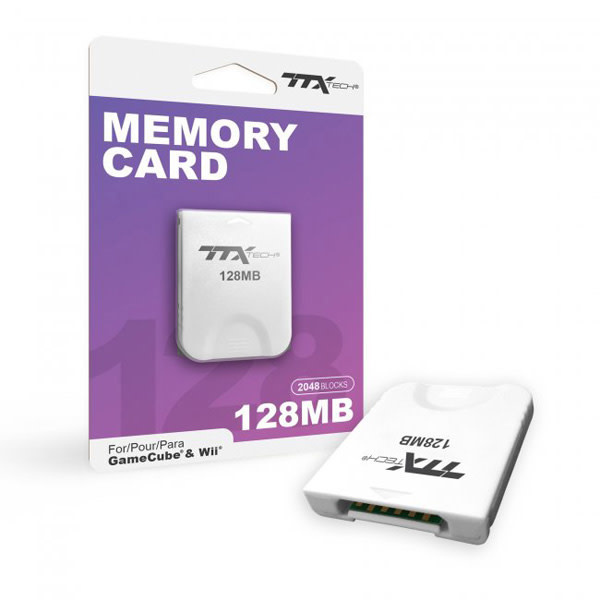 TTX Tech TTX Tech - Wii & GameCube - Memory Card 128MB (2043 Blocks)