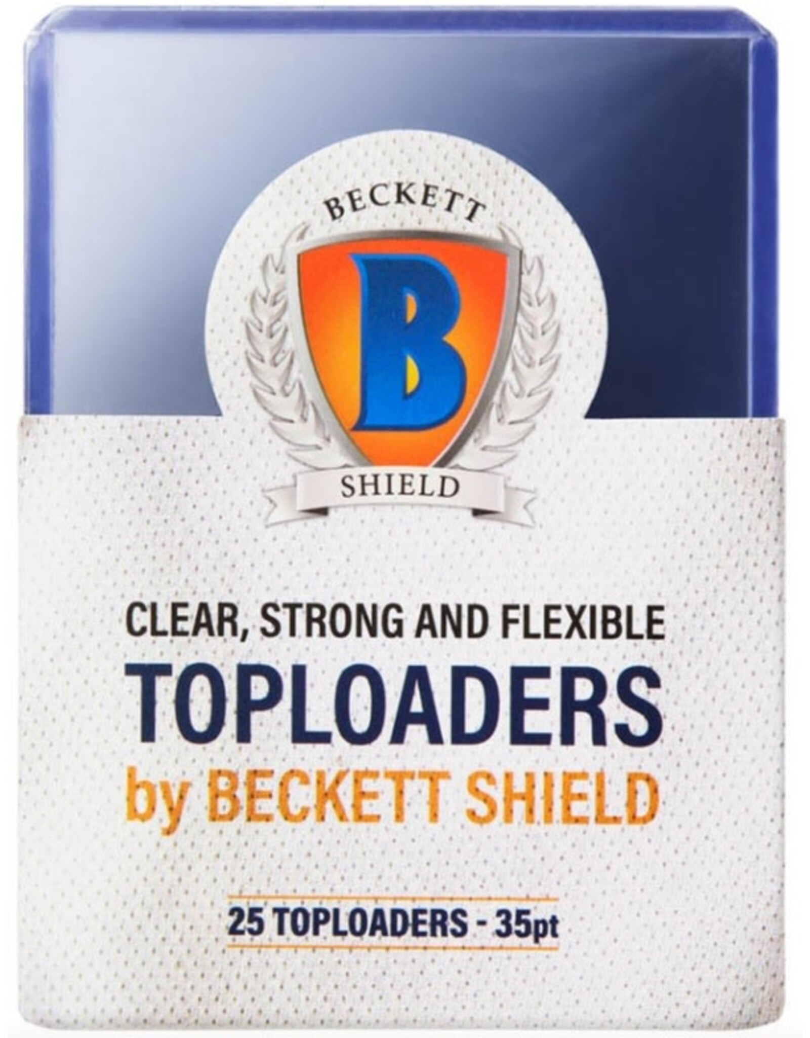 Beckett Standard Toploader (35pt) 3"x4" 25 Count