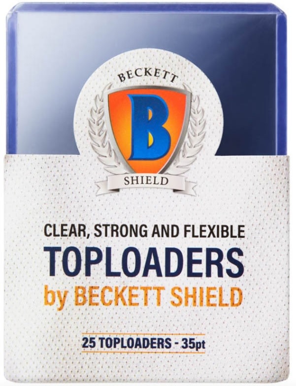 Beckett Standard Toploader (35pt) 3"x4" 25 Count