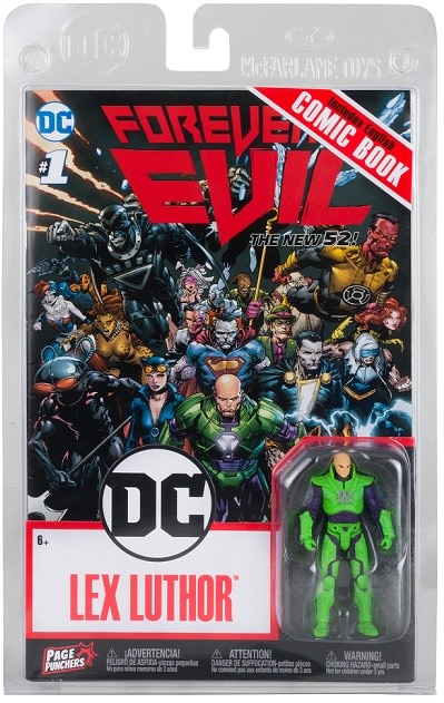 McFarlane Toys Forever Evil - Lex Luthor 3" Figure w/ Comic (Wave 1)