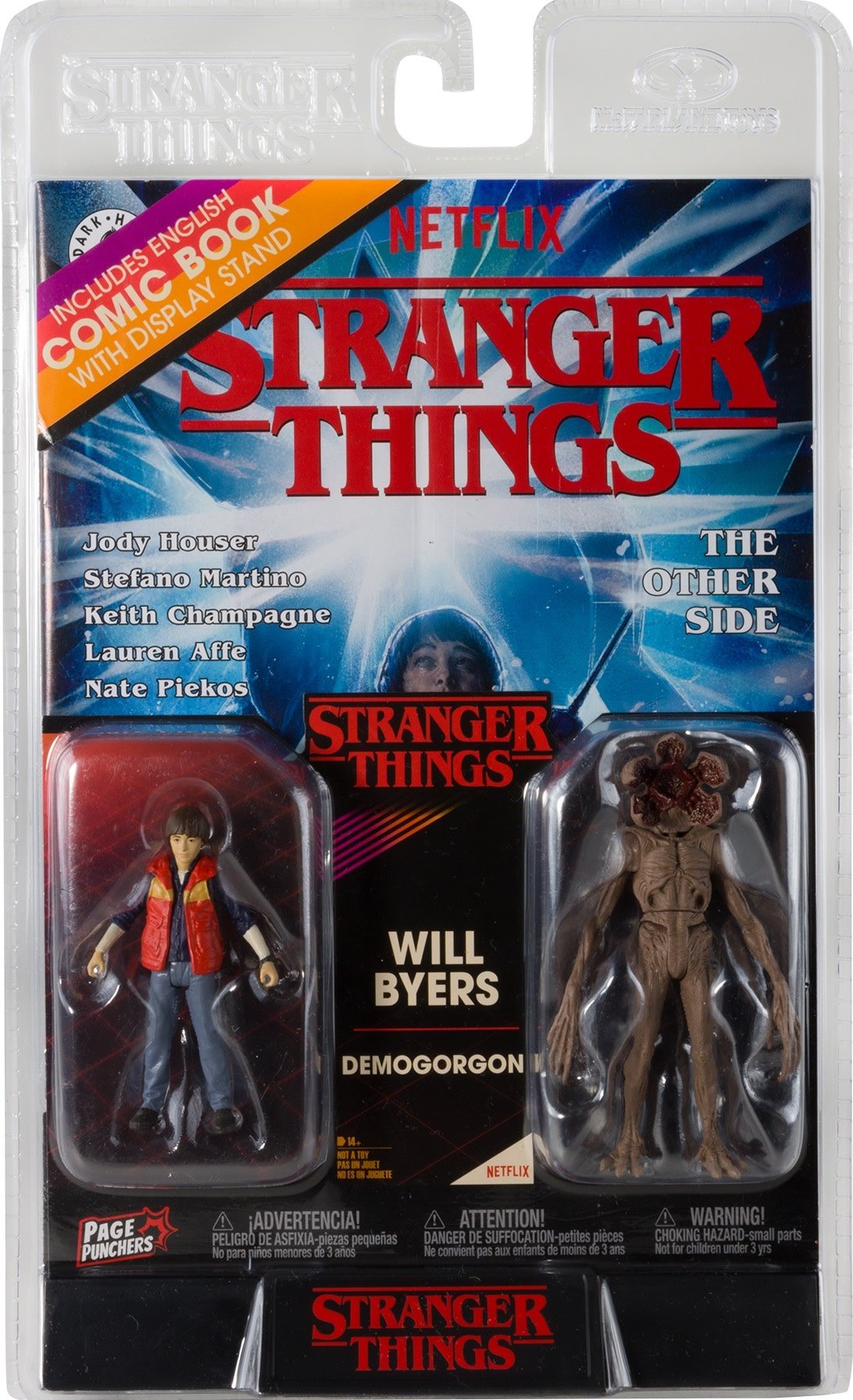 McFarlane Toys Stranger Things - 3" Figures w/ Comic (Will/Demo)