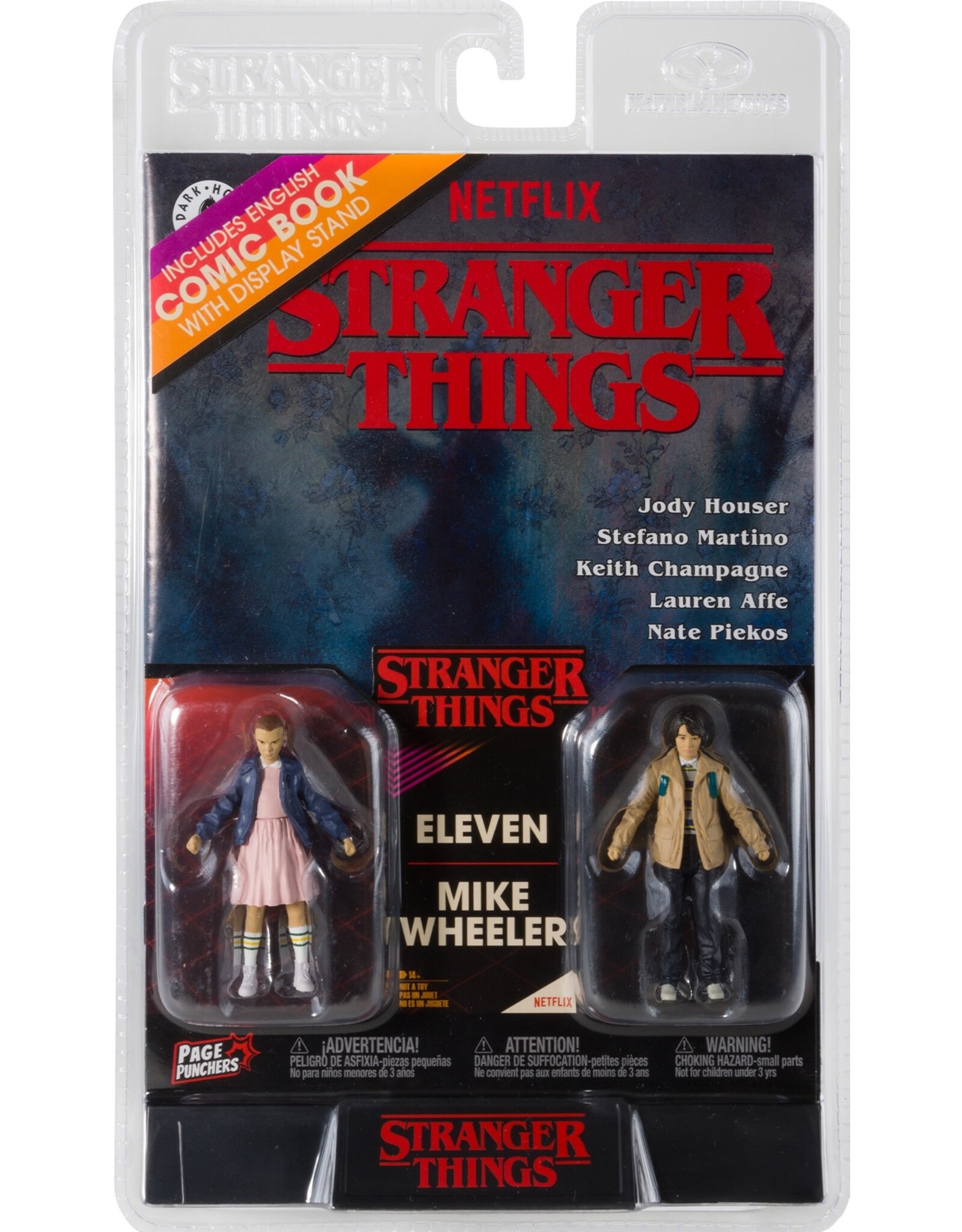 McFarlane Toys Stranger Things - 3" Figures w/ Comic (Eleven/Mike)