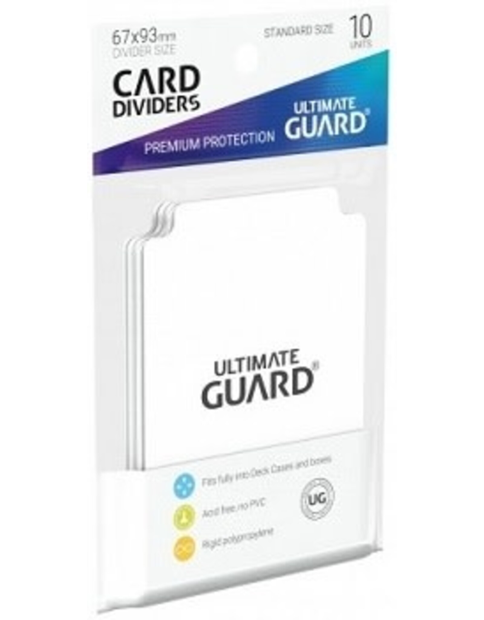 Ultimate Guard Trading Card Dividers (White) 10pk