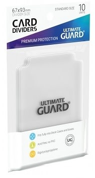 Ultimate Guard **CLEARANCE** Trading Card Dividers (Transparent) 10pk