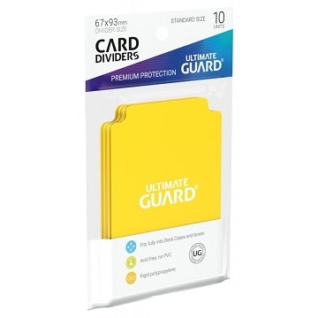 Ultimate Guard Trading Card Dividers (Yellow) 10pk