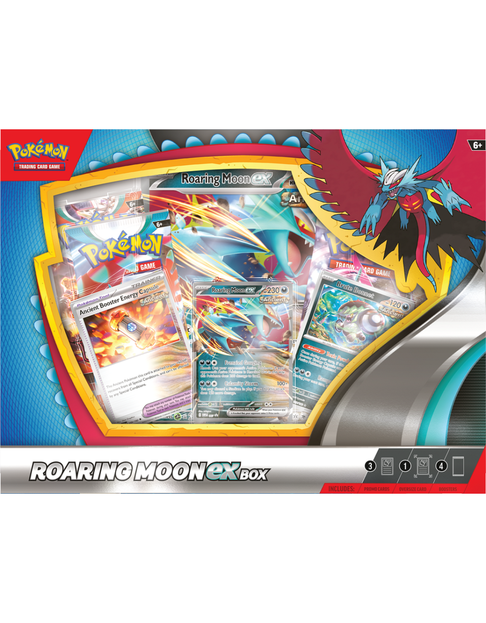 The Pokemon Company Pokémon Trading Card Game - Pokémon Roaring Moon/Iron Valiant EX Box