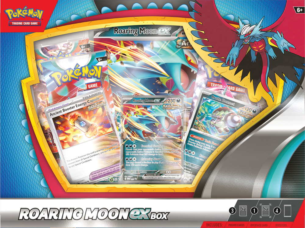 The Pokemon Company Pokémon Trading Card Game - Pokémon Roaring Moon/Iron Valiant EX Box