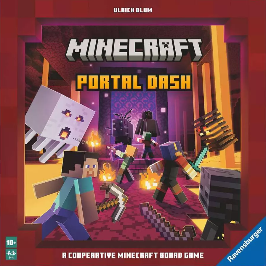 Ravensburger - Minecraft: Portal Dash - Board Game