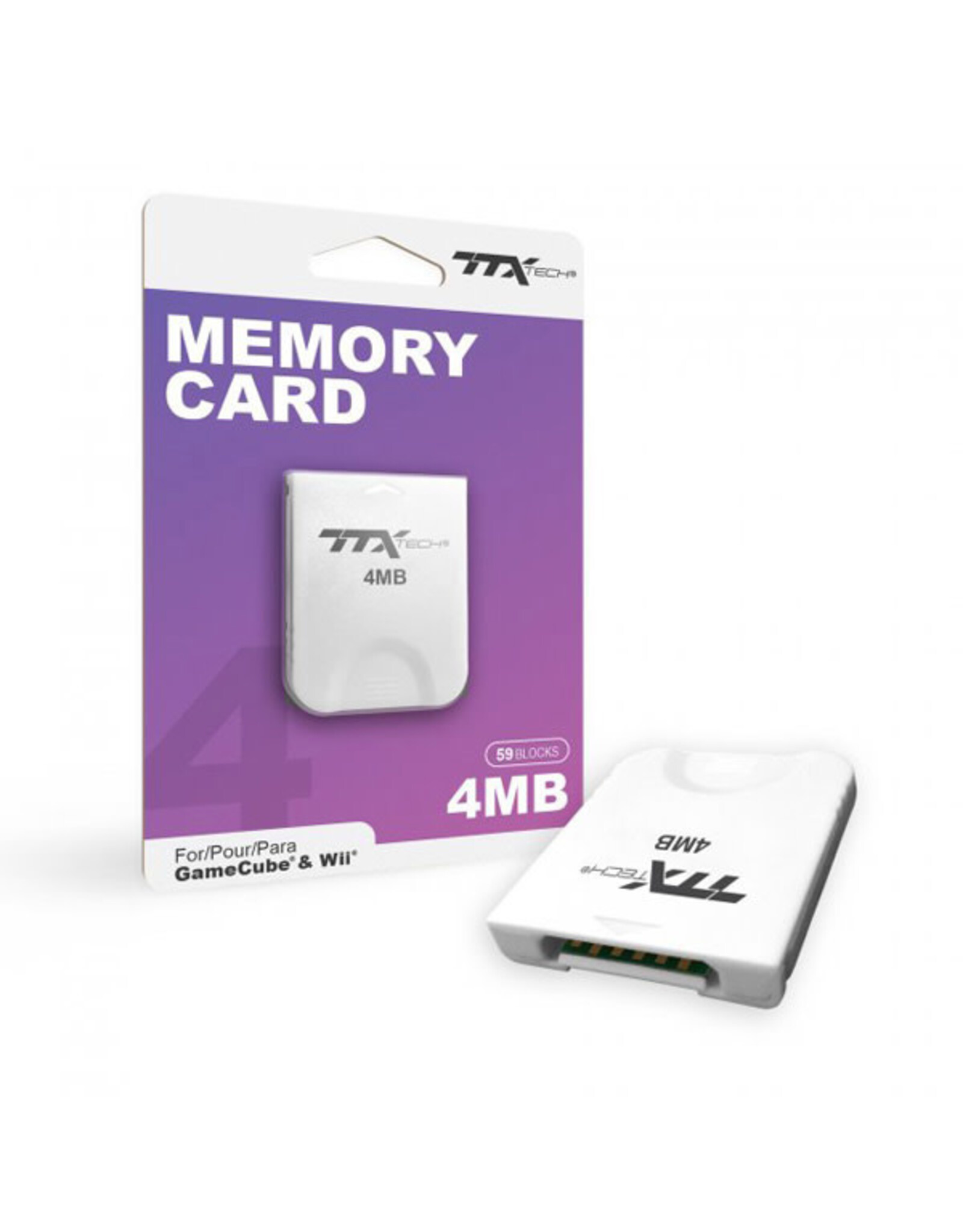TTX Tech TTX Tech - Wii & GameCube - Memory Card 4MB