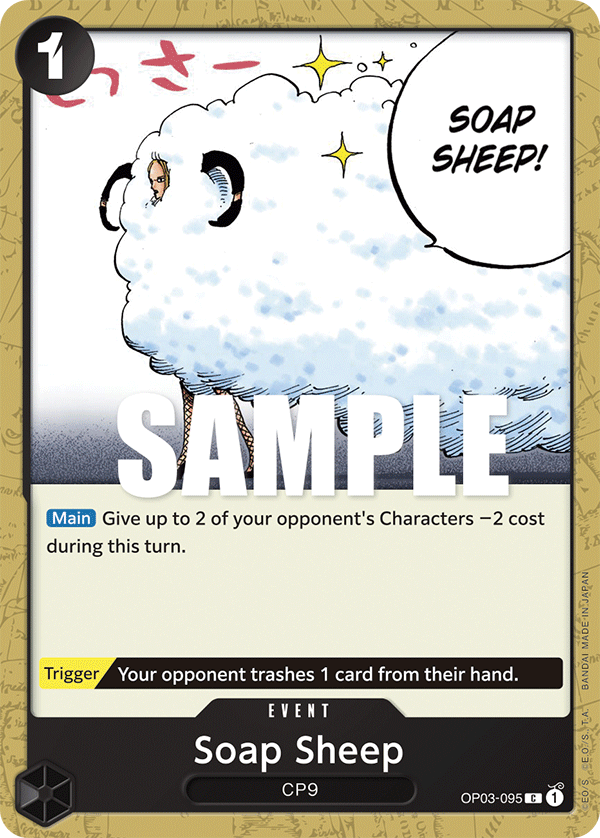 Bandai Soap Sheep (OP03-095)