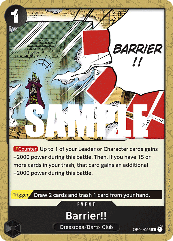 Bandai Barrier!! (OP04-095)