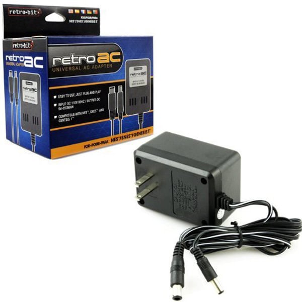 Retro-Bit Retro-Bit - 3-in-1 NES, SNES, Genesis AC Power Adapter