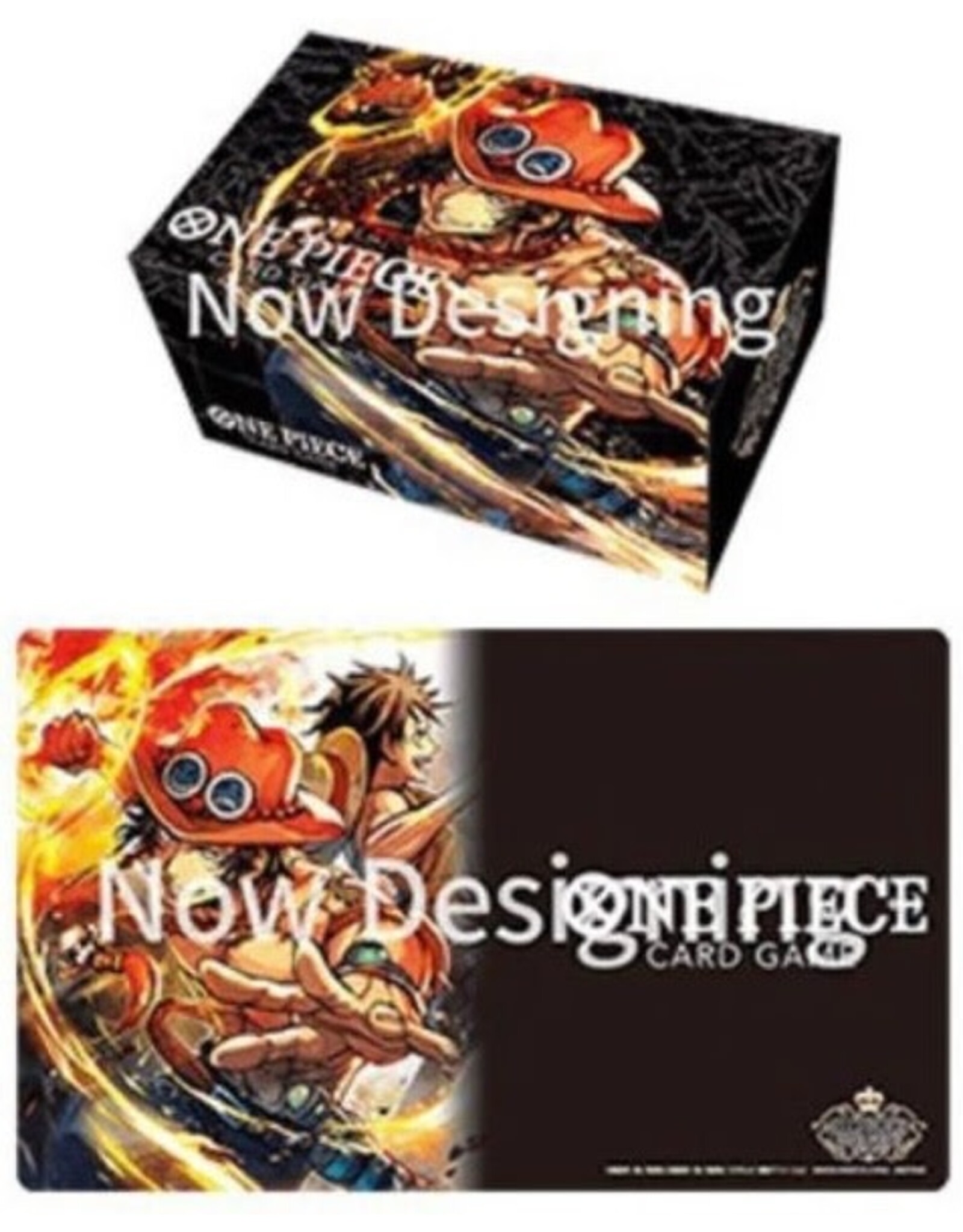 Bandai One Piece CG - Portgas.D.Ace Playmat w/ Card Case