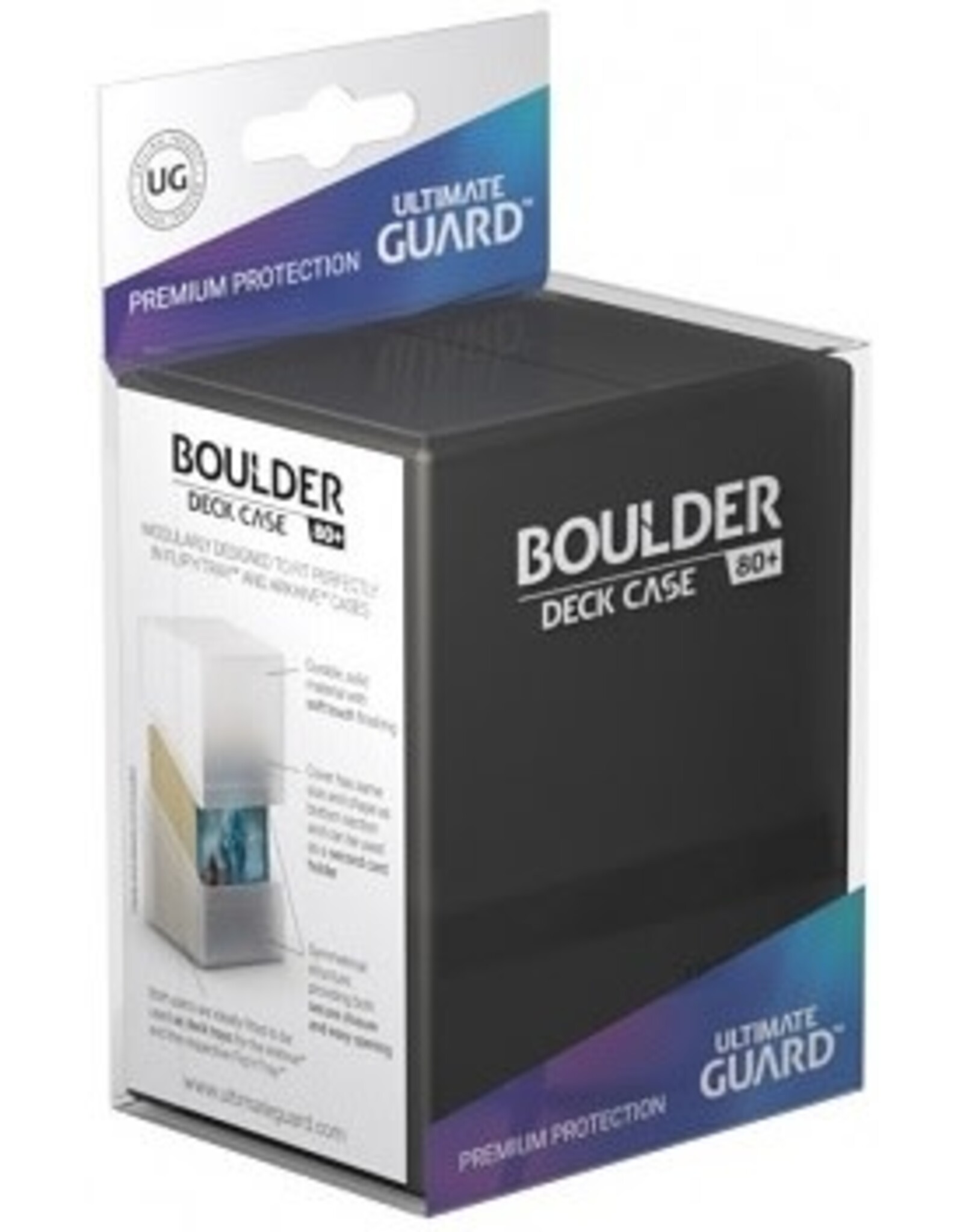 Ultimate Guard Boulder Deck Case (100+, Onyx)