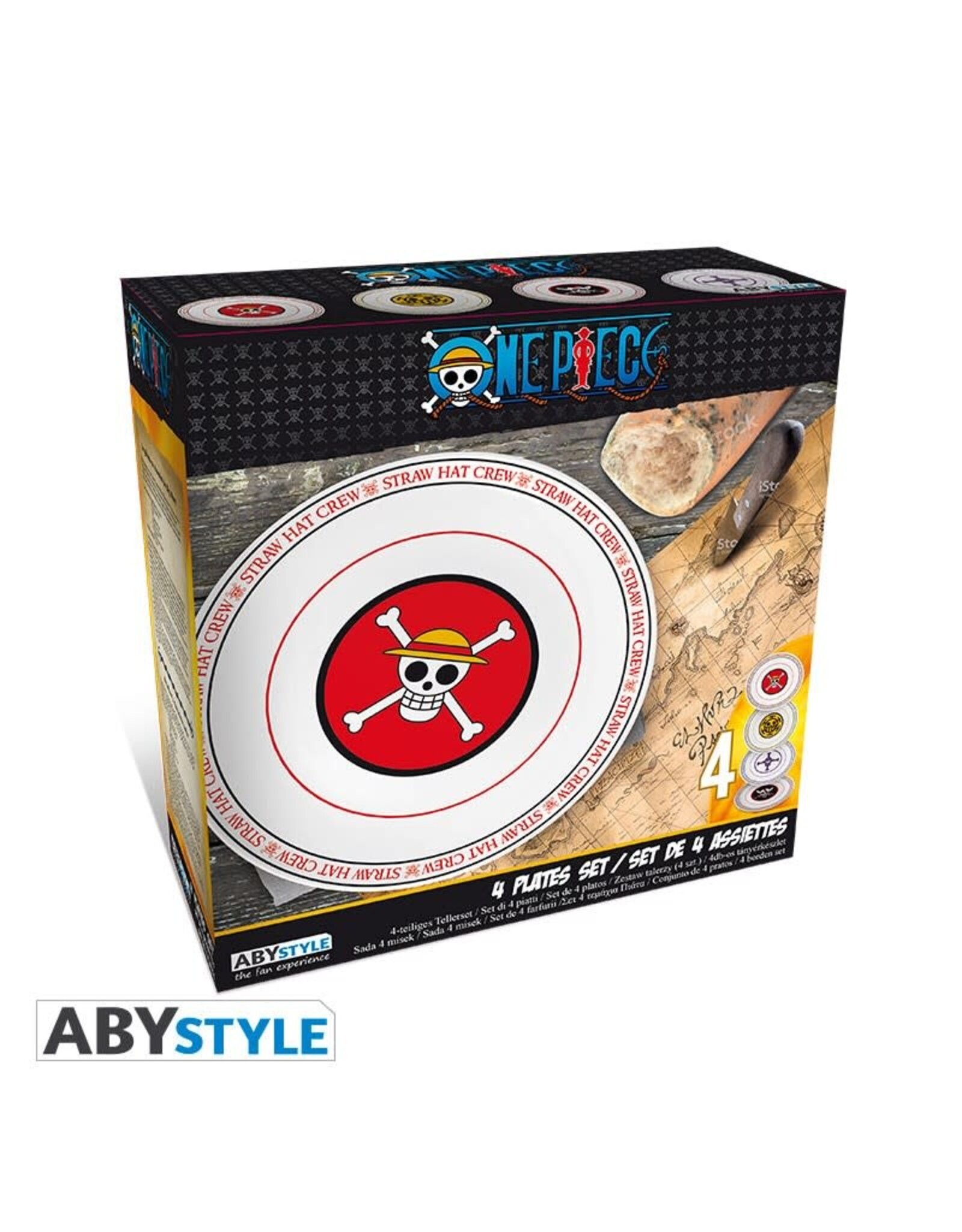 Abysse America One Piece - Pirate Emblems Plates