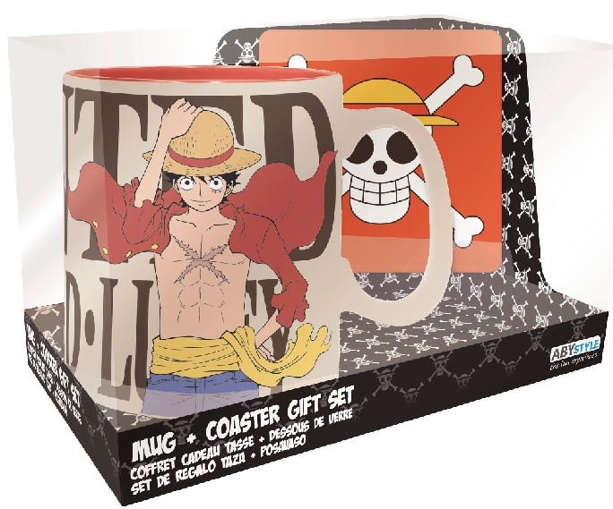 Abysse America One Piece - Luffy Mug & Coaster Set