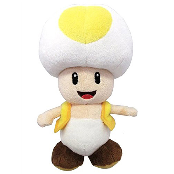 Little Buddy Super Mario Bros - Yellow Toad - 8" Plush