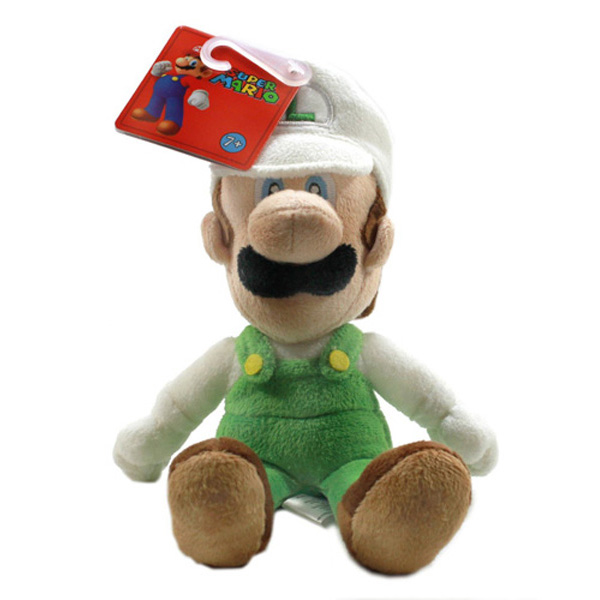 Little Buddy Super Mario Bros - Fire Luigi - 9" Plush