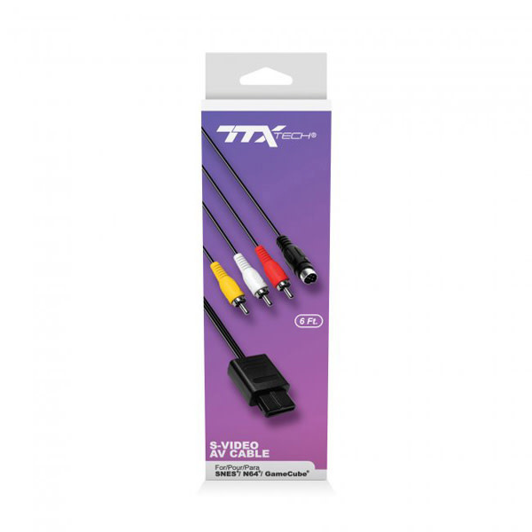 TTX Tech TTX Tech - Nintendo 64/SNES/Gamecube - S-Video AV Cable