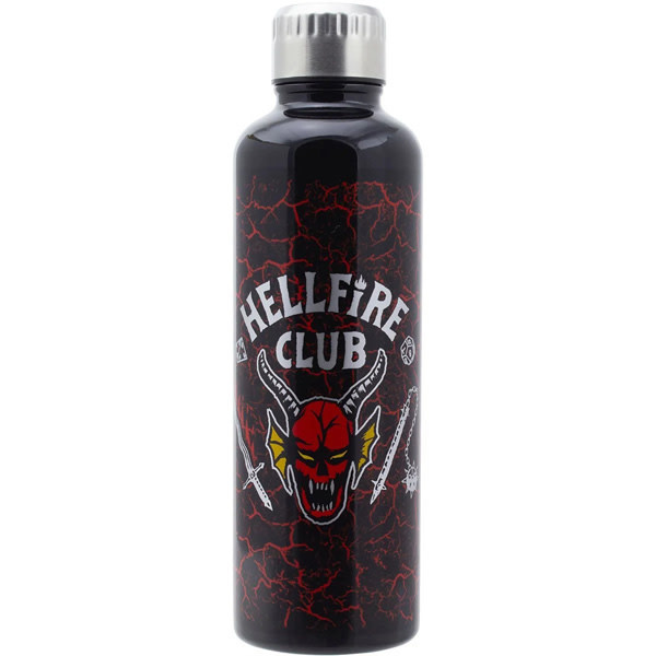 Paladone Stranger Things - Hellfire Club - Metal Water Bottle