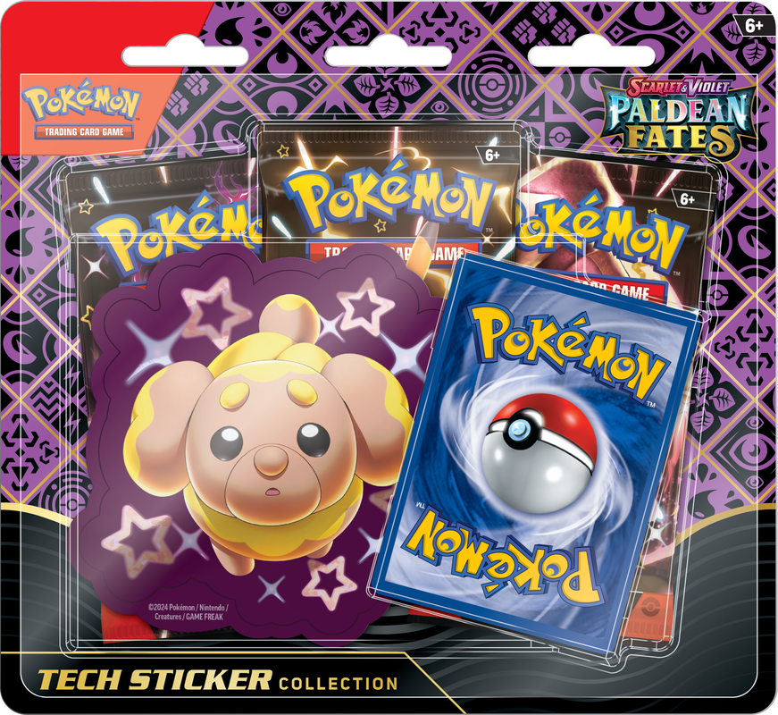 The Pokemon Company Pokémon Trading Card Game - Paldean Fates Tech Sticker Collection